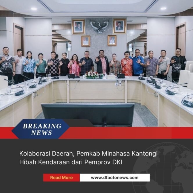 
					Kolaborasi Daerah, Pemkab Minahasa Kantongi Hibah Kendaraan dari Pemprov DKI
