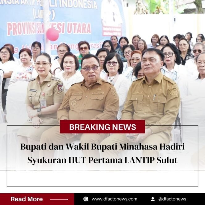 
					Bupati dan Wakil Bupati Minahasa Hadiri Syukuran HUT Pertama LANTIP Sulut
