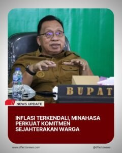 Inflasi Terkendali, Minahasa Perkuat Komitmen Sejahterakan Warga