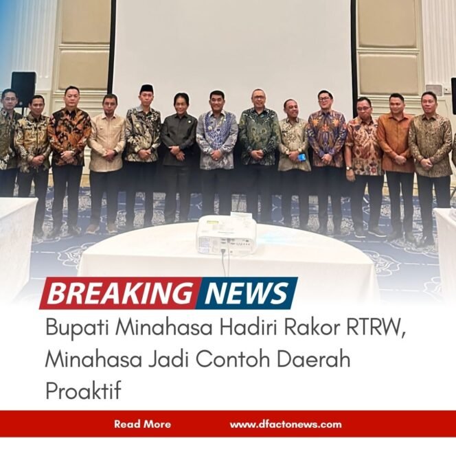 
					Bupati Minahasa Hadiri Rakor RTRW, Minahasa Jadi Contoh Daerah Proaktif