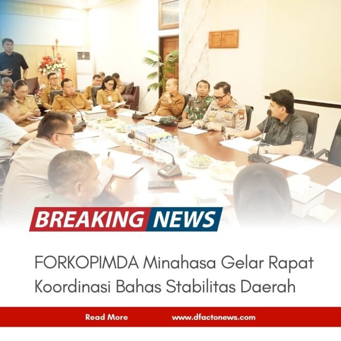 
					FORKOPIMDA Minahasa Gelar Rapat Koordinasi Bahas Stabilitas Daerah