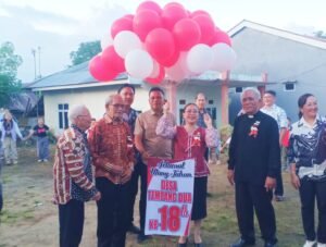Wakil Bupati Minahasa Hadiri Ibadah Syukur HUT ke-18 Desa Tempang Dua