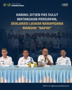 Kanwil Ditjen PAS Sulut Matangkan Persiapan Deklarasi Laskar NAPIRI