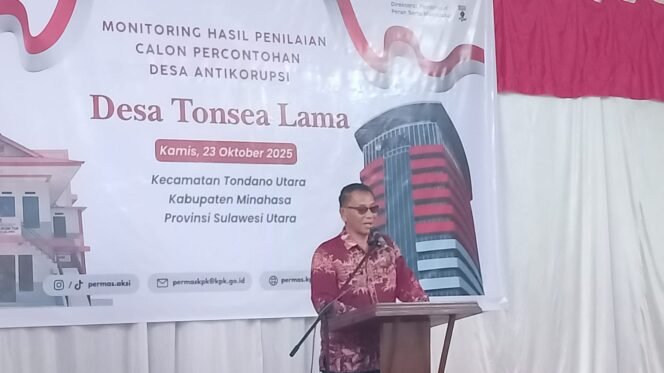 
					KPK RI Uji Desa Antikorupsi di Tonsea Lama Minahasa