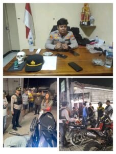 Polsek Ratatotok Lakukan Operasi Razia Knalpot Brong dan Sajam untuk Menjaga Kenyamanan Masyarakat