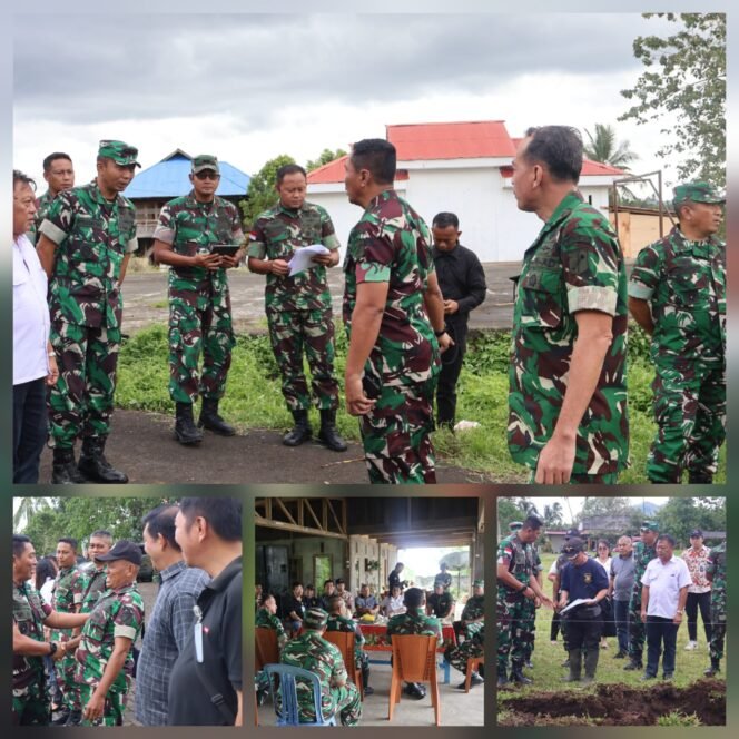 
					Dandim 1302/Minahasa Dampingi Kasdam XIII/Merdeka Tinjau Pembangunan Koperasi di Lolah III