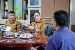 Wabup Vanda Sarundajang Gelar Audiens dengan PLN Nusantara Power UP Minahasa Bahas Sinergi Pembangunan Daerah