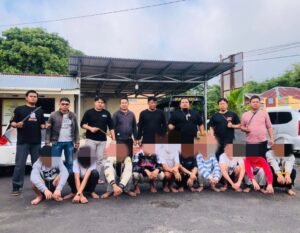 Buat Gaduh, Sepuluh Pemuda Diamankan Polsek Kawangkoan