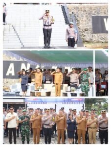 Bupati, Wakil Bupati, dan Ketua DPRD Mitra Hadiri Apel Gelar Operasi Zebra Samrat 2025 di Polres Mitra