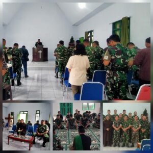 DOA BERSAMA PERINGATI HARI JUANG TNI AD KE-80, KODIM 1302/MINAHASA TEGASKAN KOMITMEN KEBANGSAAN
