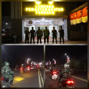 Patroli Terpadu Kodim 1302 Jaga Wilayah Jelang Tahun Baru