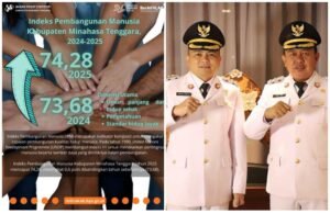 Luar Biasa! Baru 10 Bulan Menjabat, Duet Kandoli-Tuda Berhasil Dongkrak IPM Minahasa Tenggara Tahun 2025