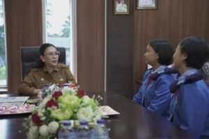 Wabup Minahasa Terima Audiensi Siswi SMA Taruna Nusantara