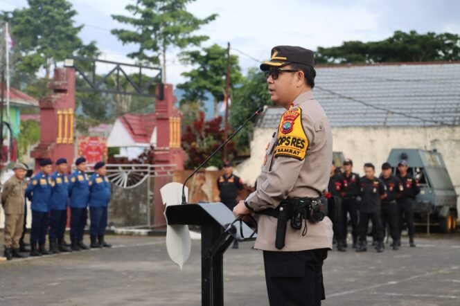 
					Pengamanan Total Polres Minahasa, Natal Berlangsung Kondusif