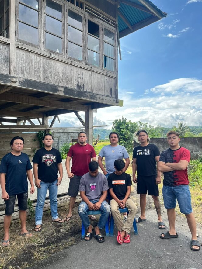 
					Ricuh Saat Tenggak Miras, Dua Pemuda Digelandang ke Polres Minahasa