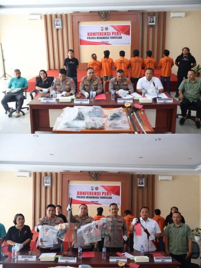 
					Tindak Tegas! Polisi Tetapkan 10 Tersangka Perkelahian Kelompok Watuliney Molompar