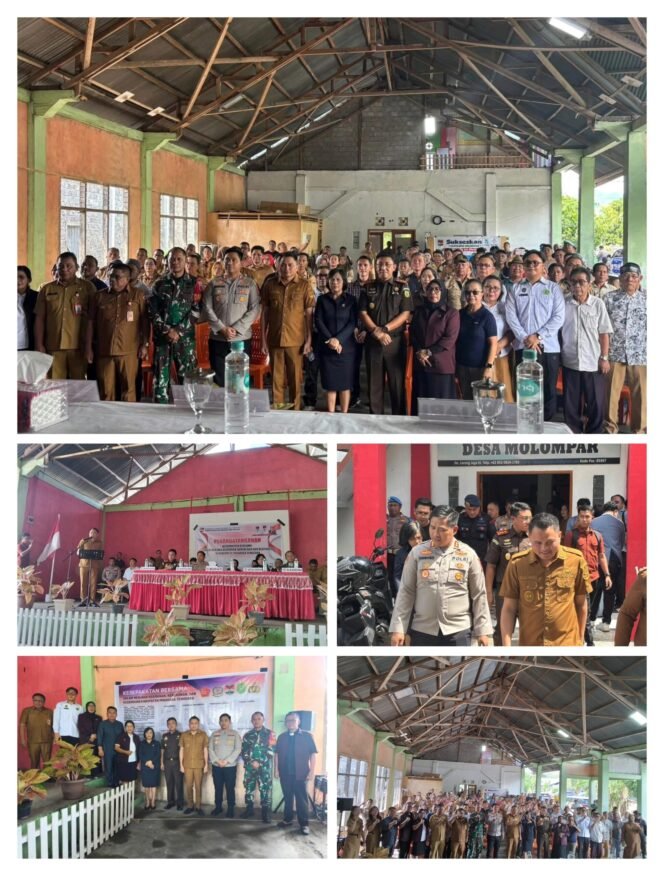 
					Komitmen Bersama Jaga Keamanan dan Kerukunan, Seluruh Komponen Masyarakat Minahasa Tenggara Tandatangani kesepakatan