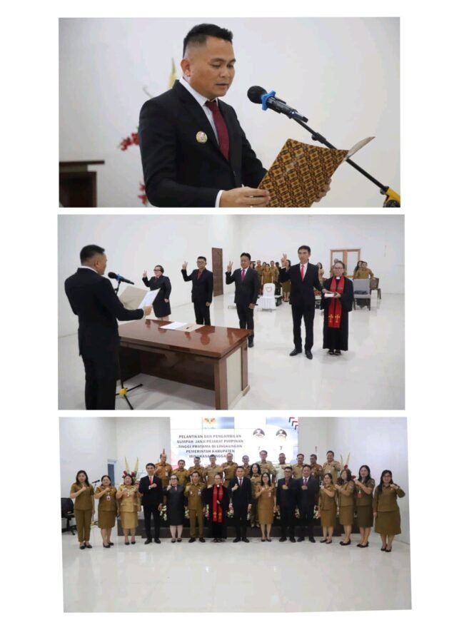 
					Bupati Mitra Lantik Empat Pejabat Tinggi Pratama, Tekankan Amanah dan Integritas