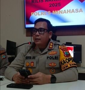 Polres Minahasa Catat Peningkatan Penyelesaian Kasus Sepanjang 2025