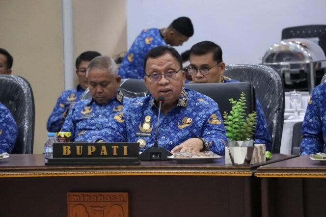 
					Bupati Robby Dondokambey Pimpin Forkopimda, Pastikan Minahasa Aman Jelang Nat