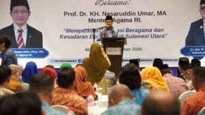 Menag Tegaskan Peran Sulut sebagai Contoh Kerukunan Nasional