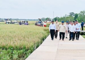 PRABOWO RESMIKAN SWASEMBADA PANGAN 2025 DI KARAWANG