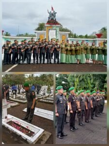 Mewakili Dandim 1302/Minahasa, Kasdim Ikuti Ziarah TMP Manado