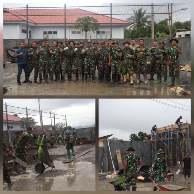 
					Dandim 1302/Minahasa Pimpin Karya Bakti Percepatan Pembangunan KDKMP di Silian Satu