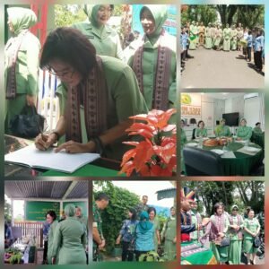 Persit KCK Daerah XIII/Merdeka Gelar Penilaian Posyandu Alamanda di Tondano Barat