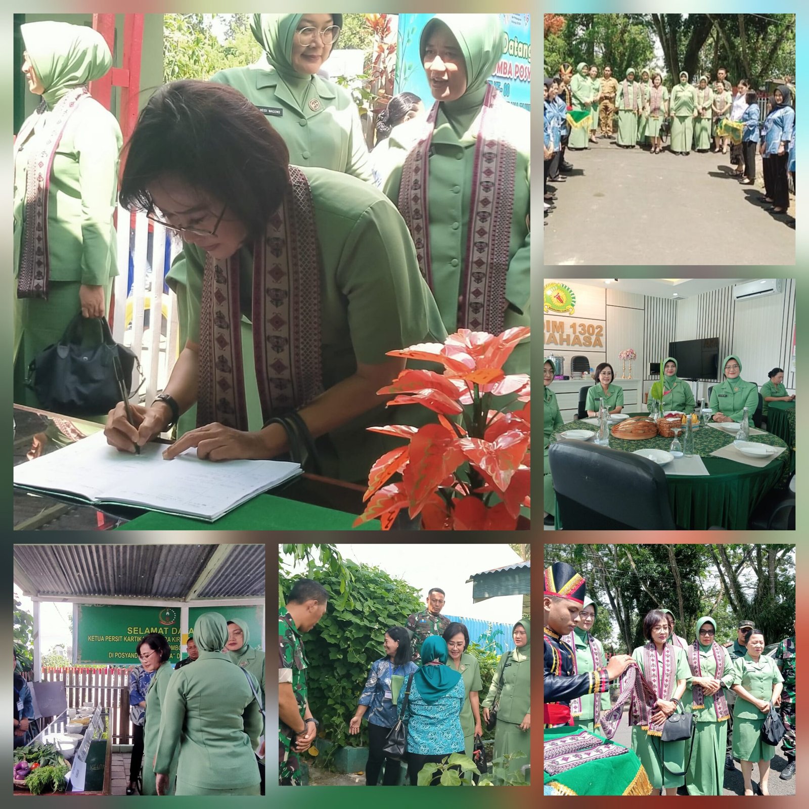 Persit KCK Daerah XIII/Merdeka Gelar Penilaian Posyandu Alamanda di Tondano Barat