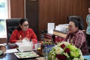 Wabup Vanda Sarundajang Terima Audiensi BKKBN, Perkuat Sinergi Program Kependudukan