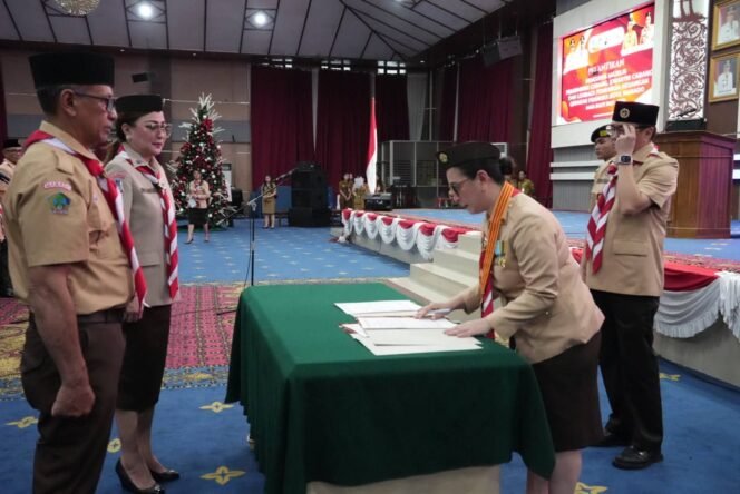 
					Wabup Minahasa Lantik Pengurus Gerakan Pramuka Manado Periode 2025–2030