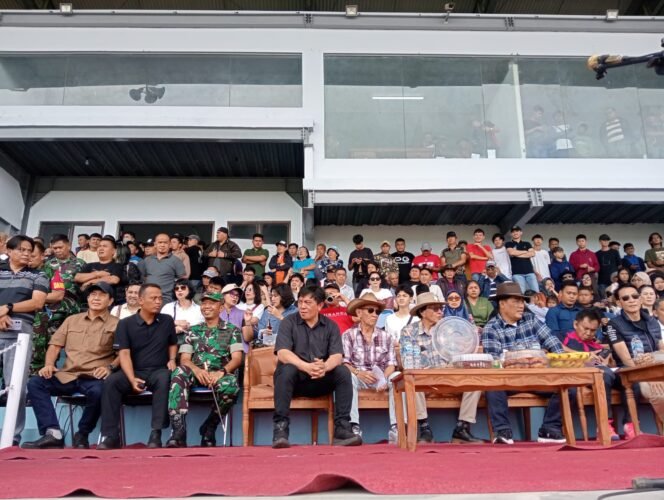 
					Dandim 1302 Hadiri Pembukaan Pacuan Kuda New Year Cup 2026 di Tompaso Barat