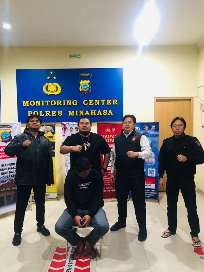 
					Pelarian Berakhir, Resmob Polres Minahasa Ringkus Terduga Predator Seks Anak di Langowan Barat