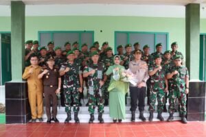 Dandim 1302/Minahasa Terima Kunjungan Kerja Danrem 131/Santiago