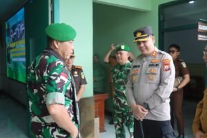 Kapolres Minahasa Hadiri Kunjungan Kerja Danrem 131/Santiago