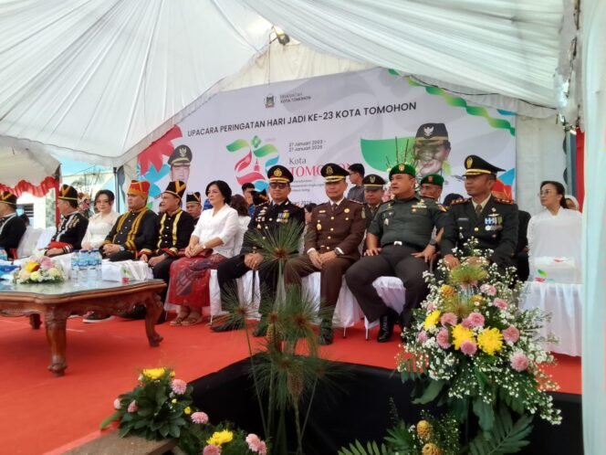 
					Dandim 1302/Minahasa Hadiri Puncak Perayaan HUT ke-23 Kota Tomohon