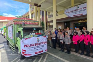 Polda Sulut Kirim 25 Ton Logistik untuk Korban Bencana di Sumatera