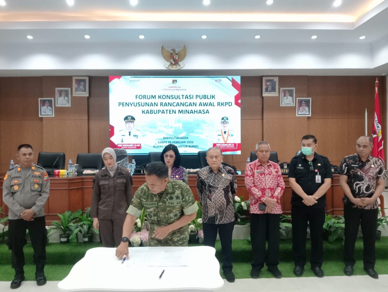 RKPD 2027 Digodok, Kodim 1302 Tegaskan Siap Kawal Pembangunan Minahasa
