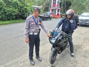 Satgas Gakkum Ops Keselamatan 2026 Polres Minahasa Laksanakan Penindakan di Seputaran Tondano