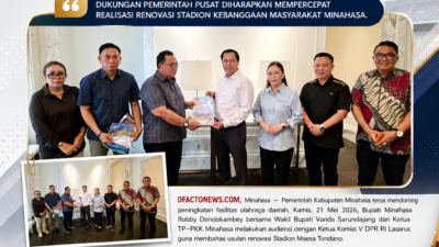 Audiensi dengan Komisi V DPR RI, Minahasa Bahas Stadion Maesa