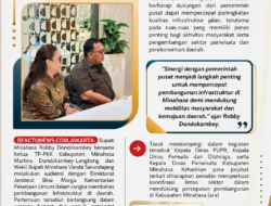 Pemkab Minahasa Jemput Dukungan Pusat, Infrastruktur Jalan Jadi Prioritas