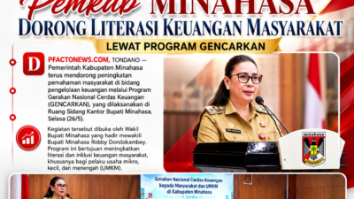 Pemkab Minahasa Dorong Literasi Keuangan Masyarakat Lewat Program GENCARKAN