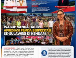 Wabup Vanda Hadiri Apresiasi Pemda Berprestasi Se-Sulawesi di Kendari