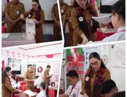 Wabup Vanda Tinjau USAJ di Tondano, Pastikan Siswa Ujian dengan Tenang dan Asupan Bergizi
