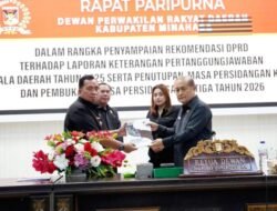 DPRD Minahasa Serahkan Rekomendasi LKPJ 2025, Tekankan Perbaikan Kinerja Pemerintah