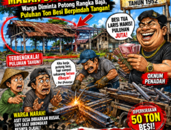 ASET DESA PULUHAN TAHUN TERBENGKALAI, RANGKA BAJA GUDANG BORGO DIDUGA DIJUAL OKNUM TAK BERTANGGUNG JAWAB