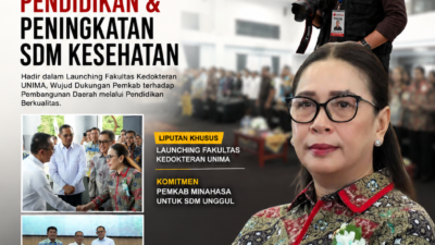 Wakil Bupati Minahasa Hadiri Launching Fakultas Kedokteran UNIMA, Wujud Dukungan Pemkab terhadap Penguatan Pendidikan dan Peningkatan SDM Kesehatan