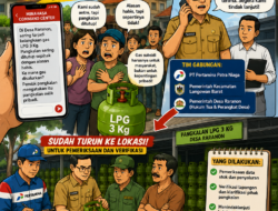 Laporan Masyarakat Melalui Minahasa Command Center Direspons, Tim Gabungan Turun ke Pangkalan LPG