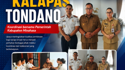 Kunjungan Kalapas Tondano Pererat Koordinasi dengan Pemerintah Kabupaten Minahasa